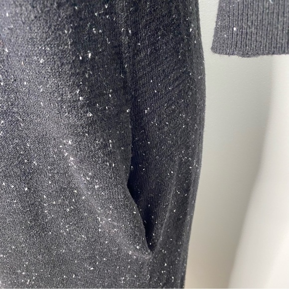 Lou & Grey Speckled Midi Sweater Dress Pockets - Picture 6 of 12